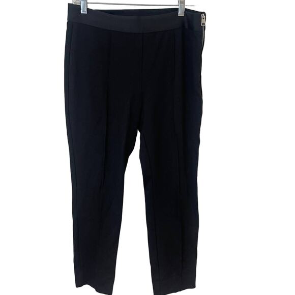 Everlane Side Zip Black Pants Sz 8 - Picture 1 of 7